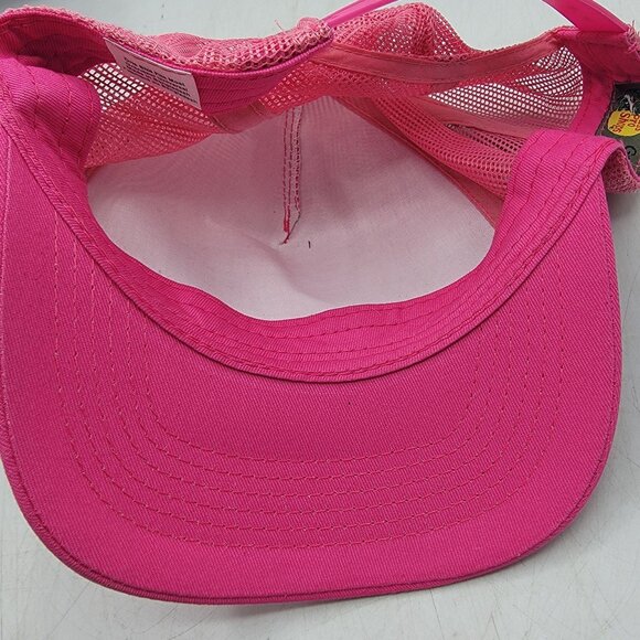 Bass Pro Shops Pink Trucker Hat Mesh Snapback Cap One Size Fits Most OSFM - Picture 6 of 10